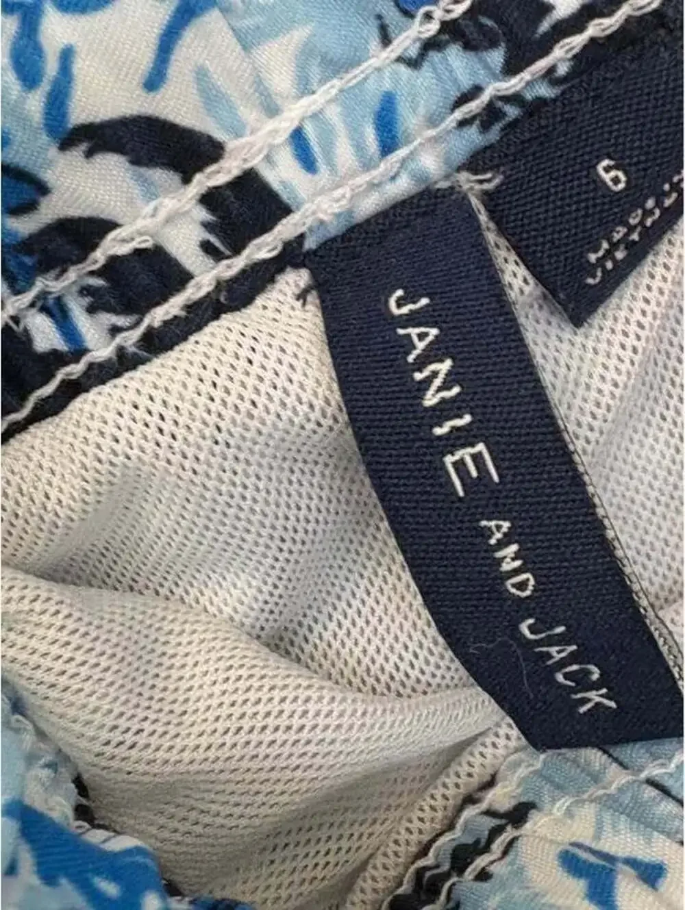 Janie and Jack Boys Swim Trunks Size 6